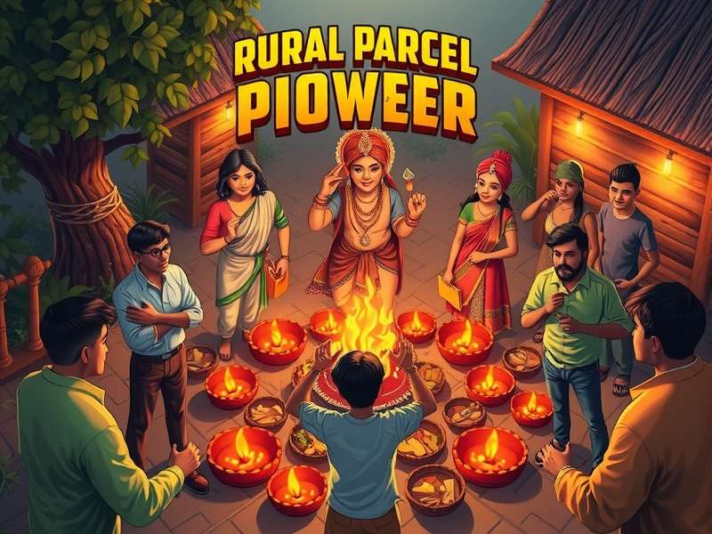 Rural Parcel Pioneer festival event showcasing Diwali celebration